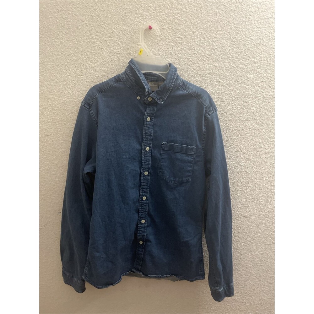 ASOS BLUE DENIM JACKET SIZE MEN'S MEDIUM